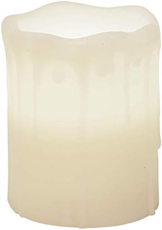 White Drip Timer Pillar 3 x 4