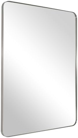 ANDY STAR Wall Mirror Brushed Nickel Modern Bathroom Vanity