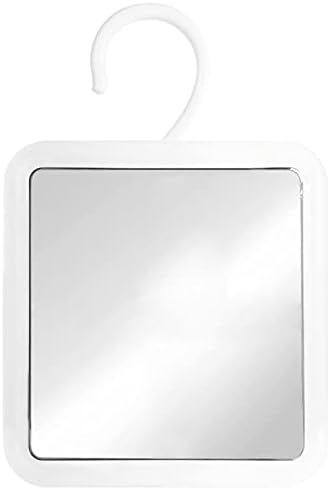 Mirrorvana Hangable Fogless Shower Mirror with 360 Swivel Hook