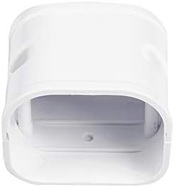 LyPrem PVC Line Cover Kit for Air Conditioners 63 Coupling White