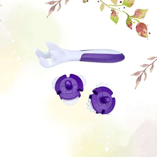 9 Pcs Reusable Dessert Making Tool Set Purple