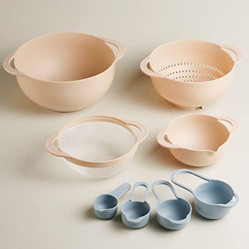 8 Piece Kitchen Set with Mixing Bowls and Measuring Tools