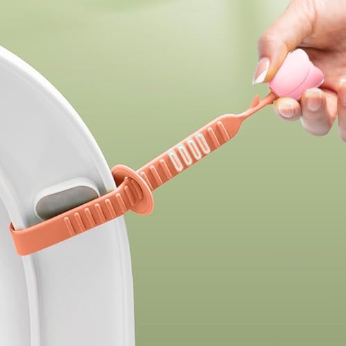 2 Pcs Silicone Toilet Lid Lifter Set Hygienic and Portable