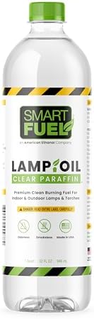 Smart Fuel Ethanol Paraffin Oil Lamp 32 oz