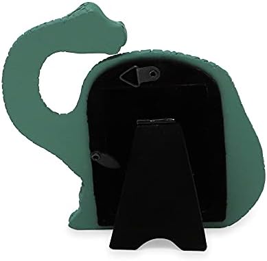 Isaac Jacobs Resin Dinosaur Picture Frame Brontosaurus Green