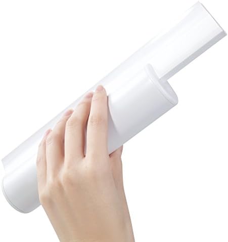 Cleret Dual Bladed Classic Bath Squeegee All White