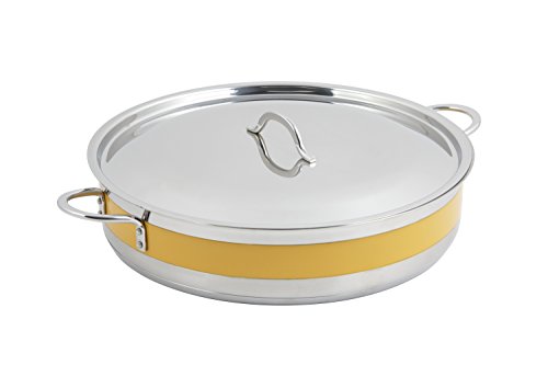 Bon Chef Yellow Stainless Steel Stockpot 9 Quart