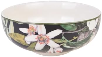 222 Fifth Borneo Black 12-Piece Dinnerware Set