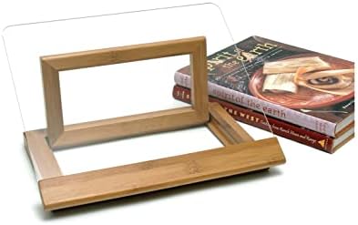 Lipper International Bamboo Wood Cookbook Stand