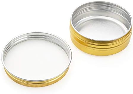 Foraineam 24 Piece 4 Oz Screw Lid Round Tin Jars