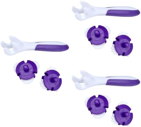 9 Pcs Reusable Dessert Making Tool Set Purple