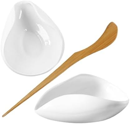 Hohopeti Set Tea Scoop Porcelain Tea Vessel for Loose Leaf