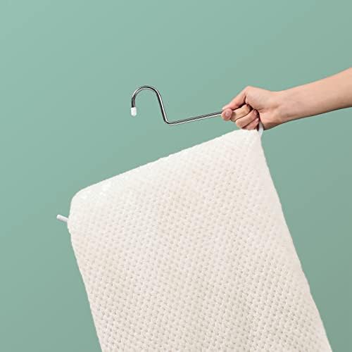 12 Pack Blanket Hangers Heavy Duty Black Vinyl Coated Nonslip