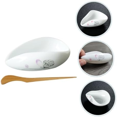 Ceramic Tea Scoop Set for Loose Tea and Coffee