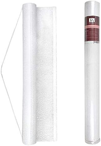 JA Homes White Wedding Aisle Runner - Durable Nylon with Double-Sided Tape