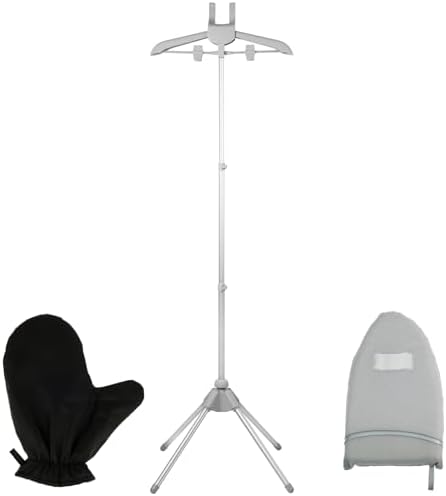 Garment Steamer Hanger with Ironing Glove and Stand