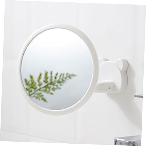 ULTECHNOVO 1Pc Wall Mounted Folding Makeup Mirror Adjustable Angle Nordic Style