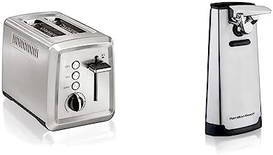 Hamilton Beach 2 Slice Toaster with Bagel Setting and Slide-Out Crumb Tray