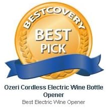 Ozeri Electric Wine Opener with Foil Cutter Red Style