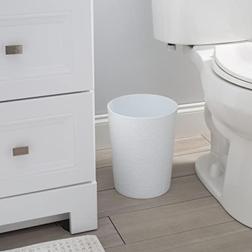 Bath Bliss Hammered Design 10 Liter Trash Can