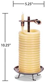 Candle by the Hour 80-Hour Eco-Friendly Beeswax Candle