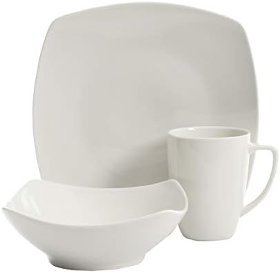 Gibson Home Zen Buffet 24-Piece Dinnerware Set - White