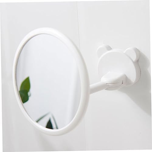 ULTECHNOVO 1Pc Wall Mounted Folding Makeup Mirror Adjustable Angle Nordic Style