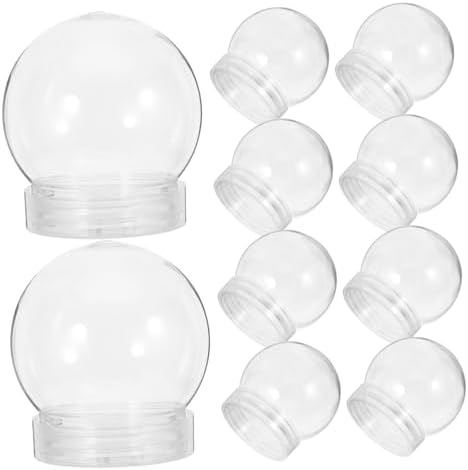 10pcs Modern Plastic Jars Candy Dispensers Kit
