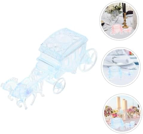 2pcs Carriage Shaped Favor Boxes for Weddings Birthdays