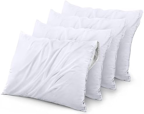 Utopia Bedding Waterproof Pillow Protectors Set of 4