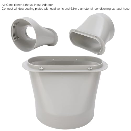 Air Conditioner Exhaust Hose Adapter 59in Rectangular to Round