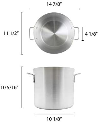 16 Quart Heavy Duty Aluminum Stock Pot