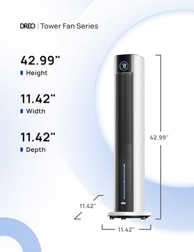 Dreo Evaporative Air Cooler 43 Floor Fan with APP Control