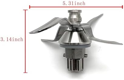 Stainless Steel Blender Blade Replacement Compatible With TM31