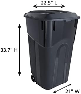 United Solutions 32 Gallon Trash Cans 2 Pack with Microfiber Mop and Bucket