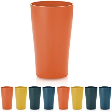 Kyraton 8-Piece Reusable PP Drinking Cup Set
