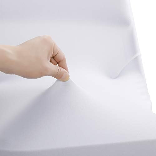Peomeise Stretch Spandex Chair Covers for Wedding Events 12pcs