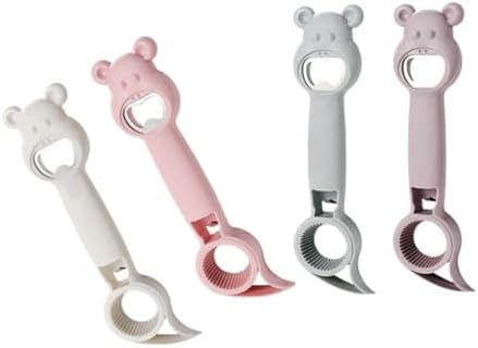 KICHOUSE 4 Pack Multi Function Jar Opener Set
