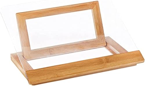 Lipper International Bamboo Wood Cookbook Stand