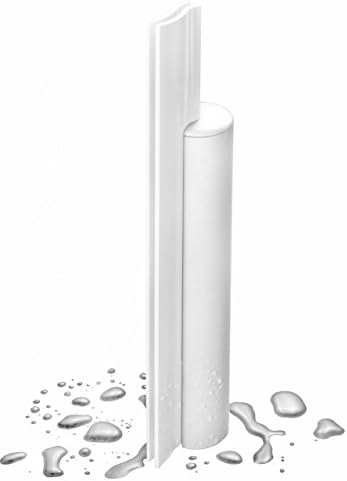 Cleret Dual Bladed Classic Bath Squeegee All White