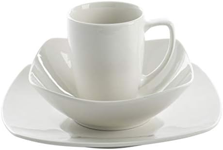 Gibson Home Zen Buffet 24-Piece Dinnerware Set - White
