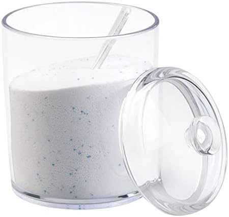 mDesign Clear Plastic Laundry Jar Holder Set 3 Pack