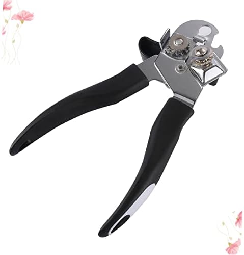 Stainless Steel 1pc Electric Jar Lid Opener Black