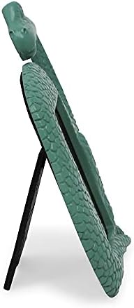 Isaac Jacobs Resin Dinosaur Picture Frame Brontosaurus Green