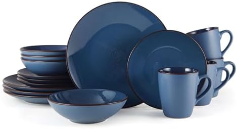 Pfaltzgraff Pierce 16-Piece Dinnerware Set Blue