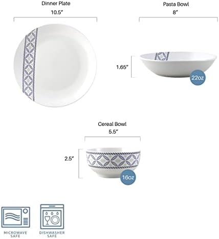 Studio Nova Preslie 18 Piece Dinnerware Set for 6