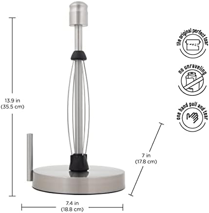 Kamenstein Perfect Tear Paper Towel Holder 13 Inch Silver