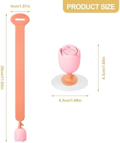 2 Pcs Silicone Toilet Lid Lifter Set Hygienic and Portable