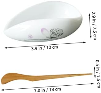 Ceramic Tea Scoop Set for Loose Tea and Coffee