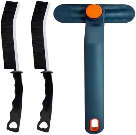 3 Pcs Hard Bristle Crevice Cleaning Brush Set